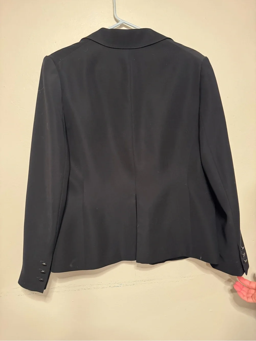 Calvin Klein Black Single-Button Women's Blazer - Picture 6 of 10